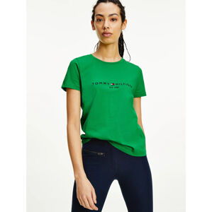 Tommy Hilfiger dámské zelené tričko - XL (L14)
